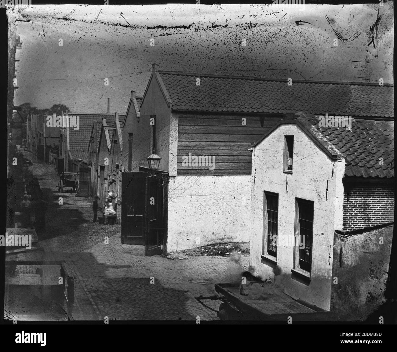 Haarlemmer Houttuinen ca. 60, 62, 64, Hoek Buiten Oranjestraat (max Res). Stockfoto