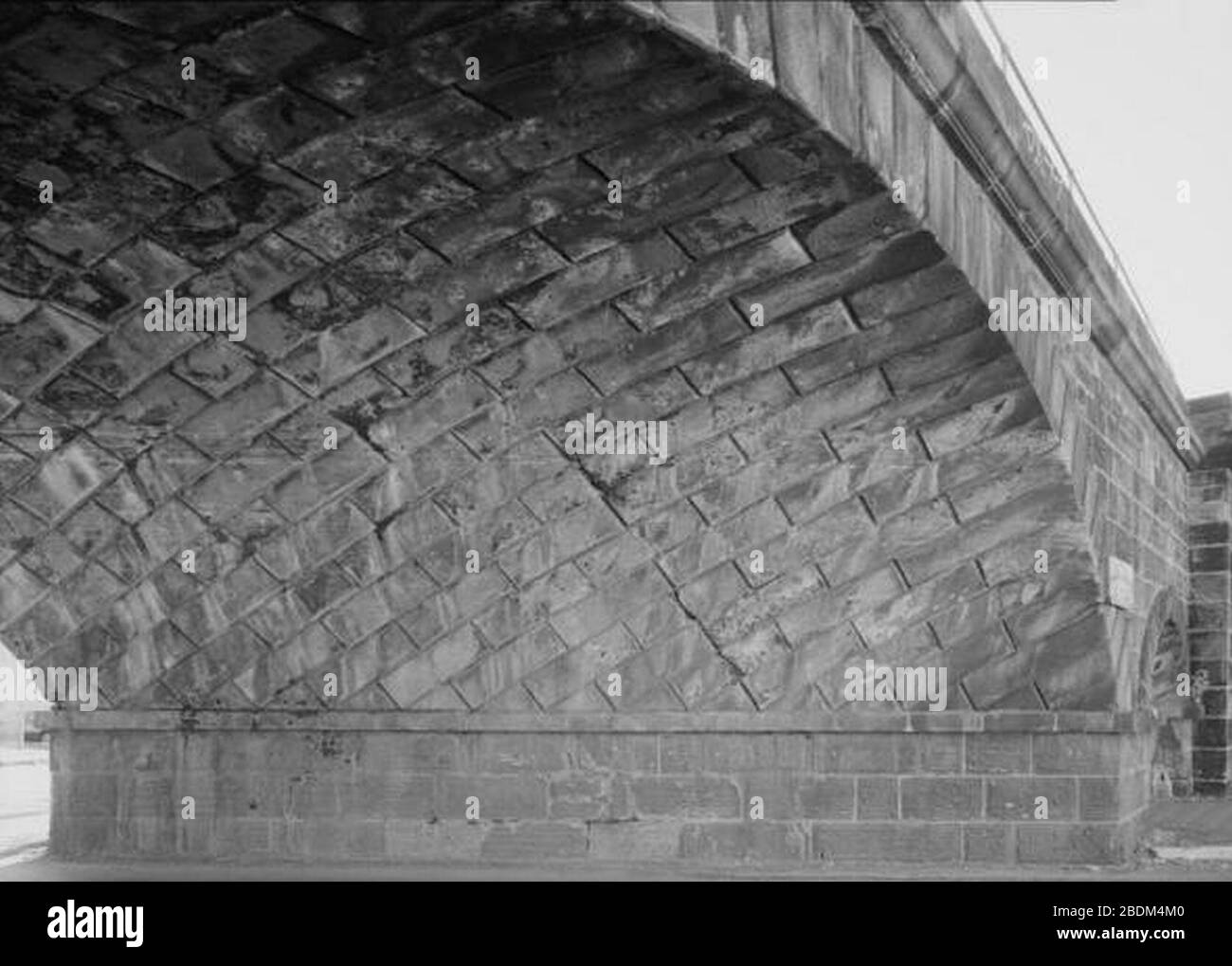 HABS Skew-Brücke lesen. Stockfoto