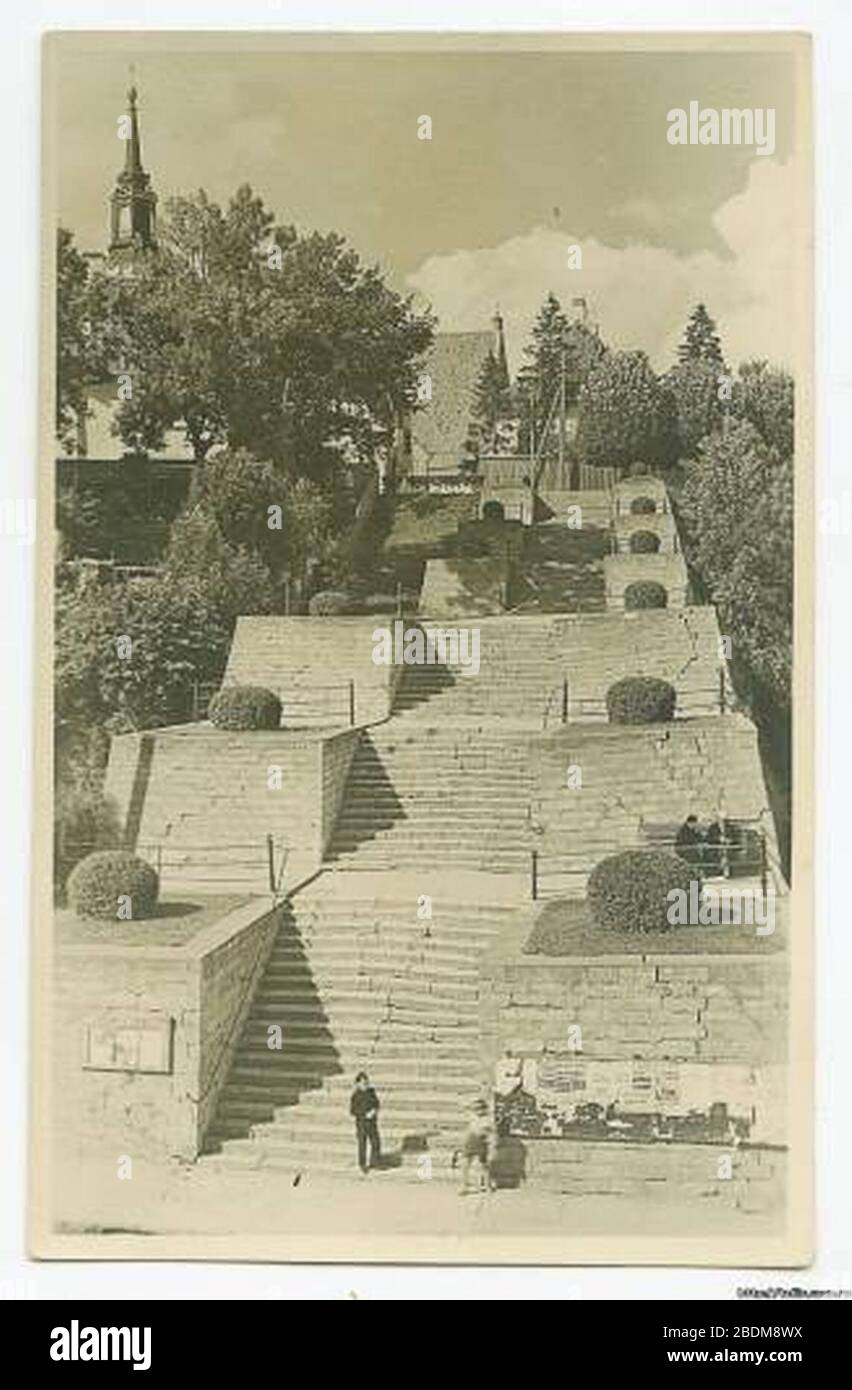 Hahni trepp 1930-1939. Stockfoto