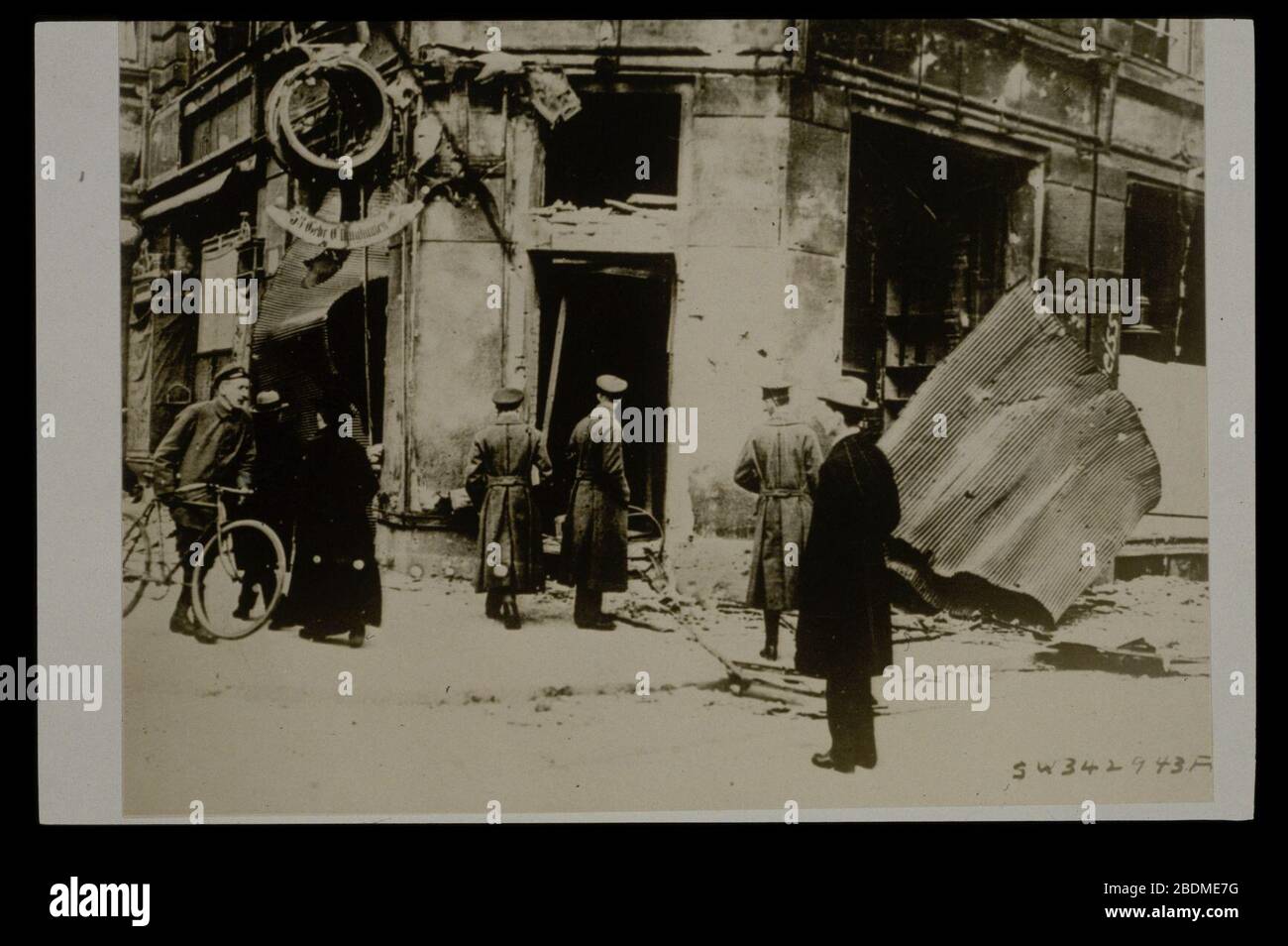 Hamburg Kommunismus, wo die Kommunisten Oberhand in Deutschland gewonnen... für einen Tag Stockfoto