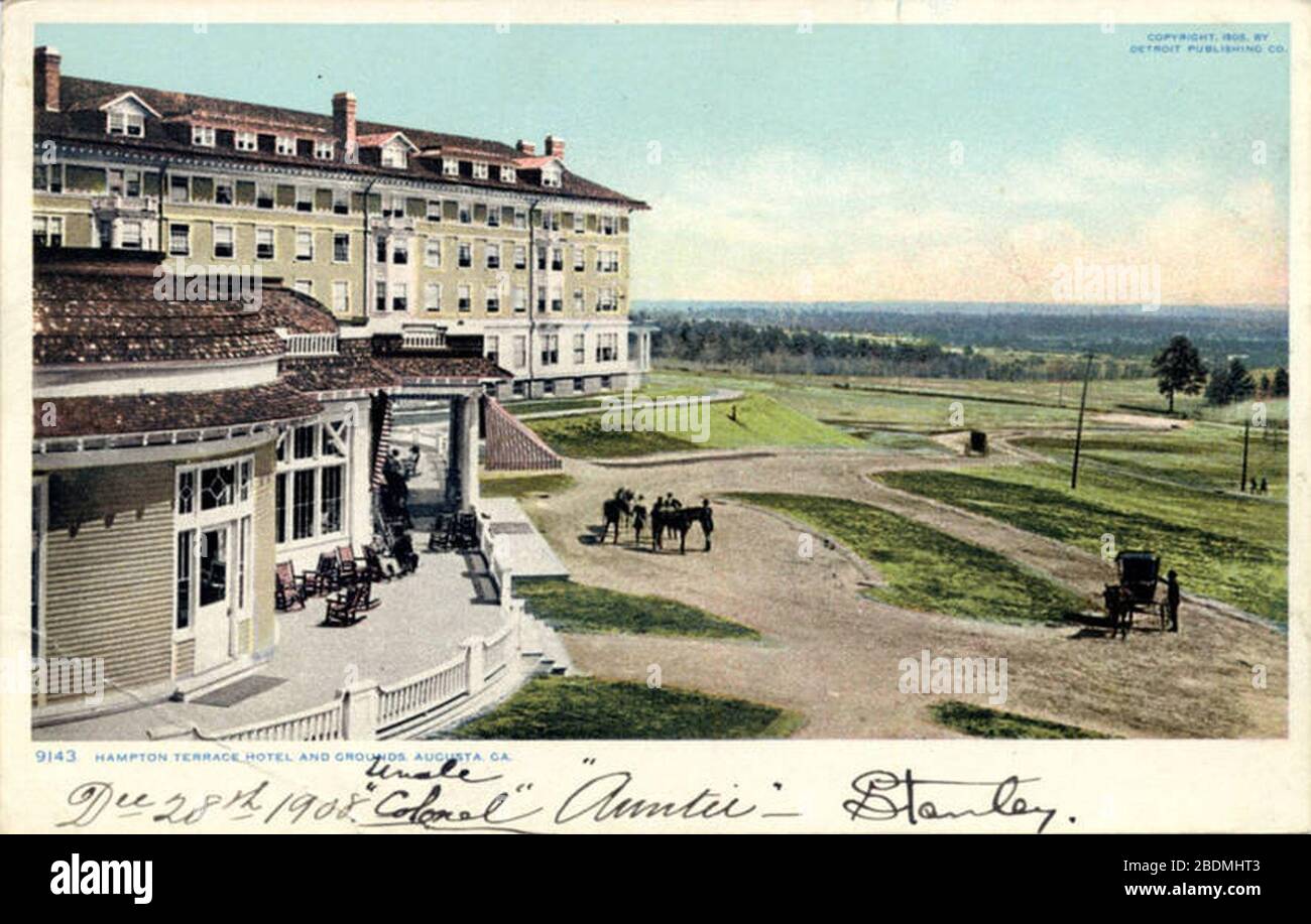 Hampton Terrace Hotel und Anlage Stockfoto