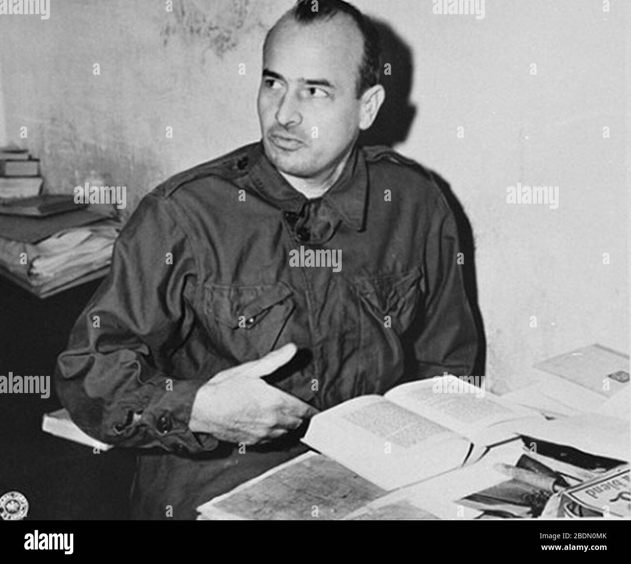 Hans Frank 1945. Stockfoto