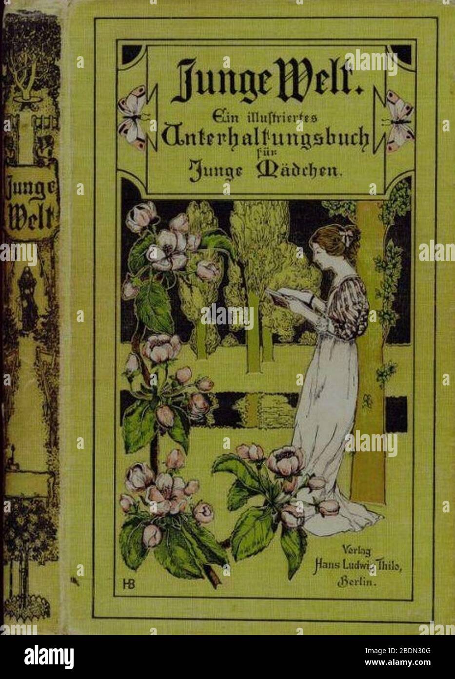 Hans Ludwig Thilo - Junge Welt. Ein illustriertes Unterhaltungsbuch für Junge Mädchen, 1900. Stockfoto