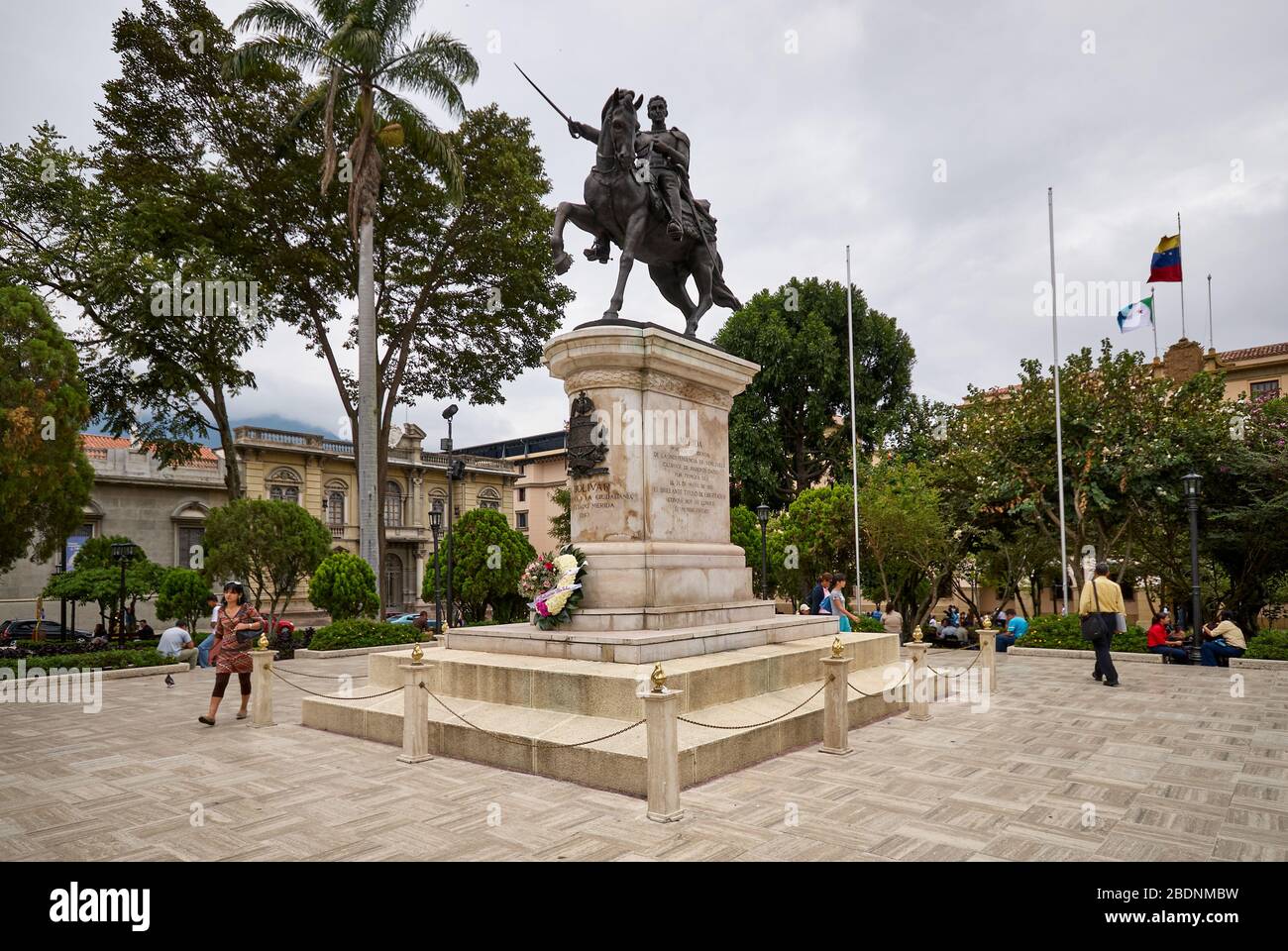 Plaza Bolivar, MERIDA, Venezuela, Südamerika, Amerika Stockfoto