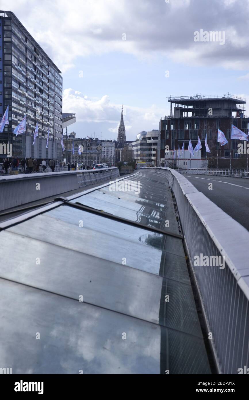 Die Stadt Lille, ein weiterer Gesichtspunkt Stockfoto