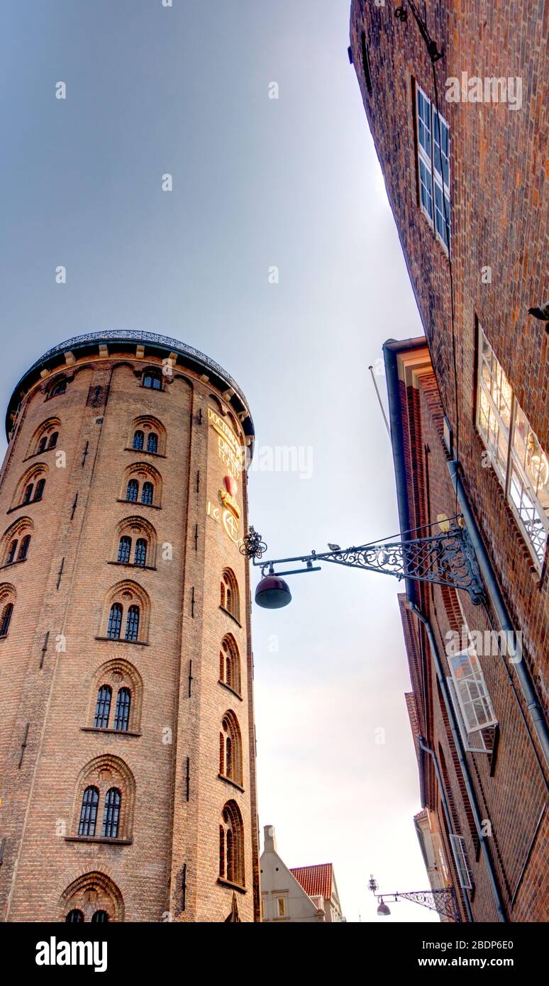 Kopenhagener Stadtbild, HDR-Bild Stockfoto
