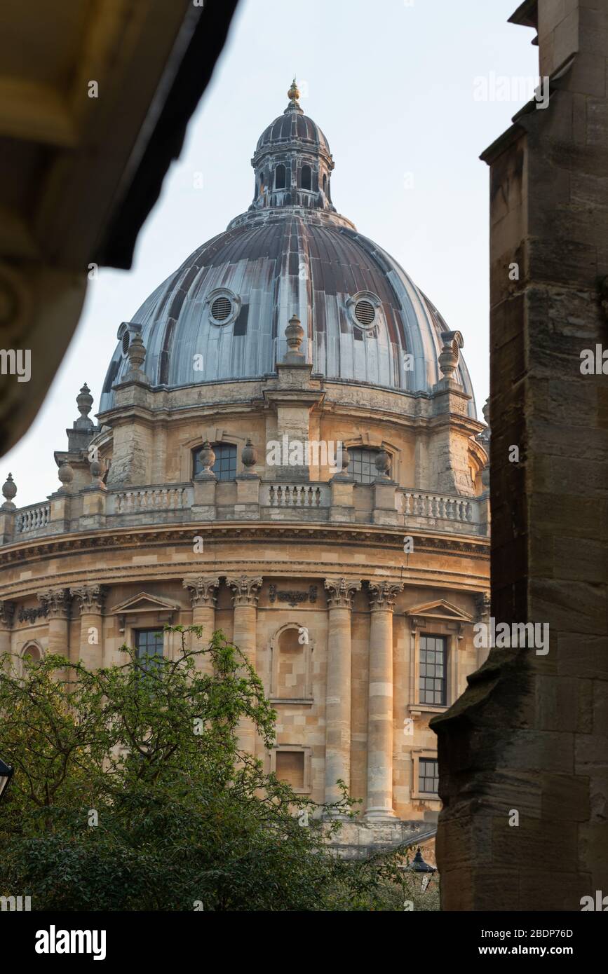 Die Ansicht der Radcliffe Kamera, Oxford Stockfoto