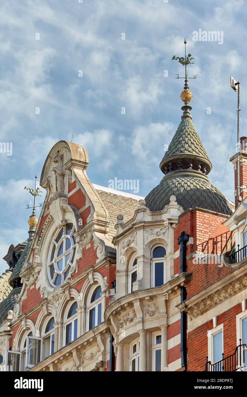 Klassische Architektur in Mayfair, London. Stockfoto