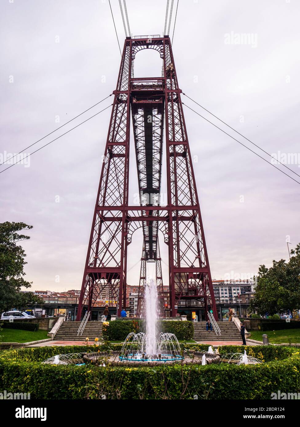 Puente Colgante de Bizkaia. Portugalete. Bizkaia. País Vasco. España Stockfoto