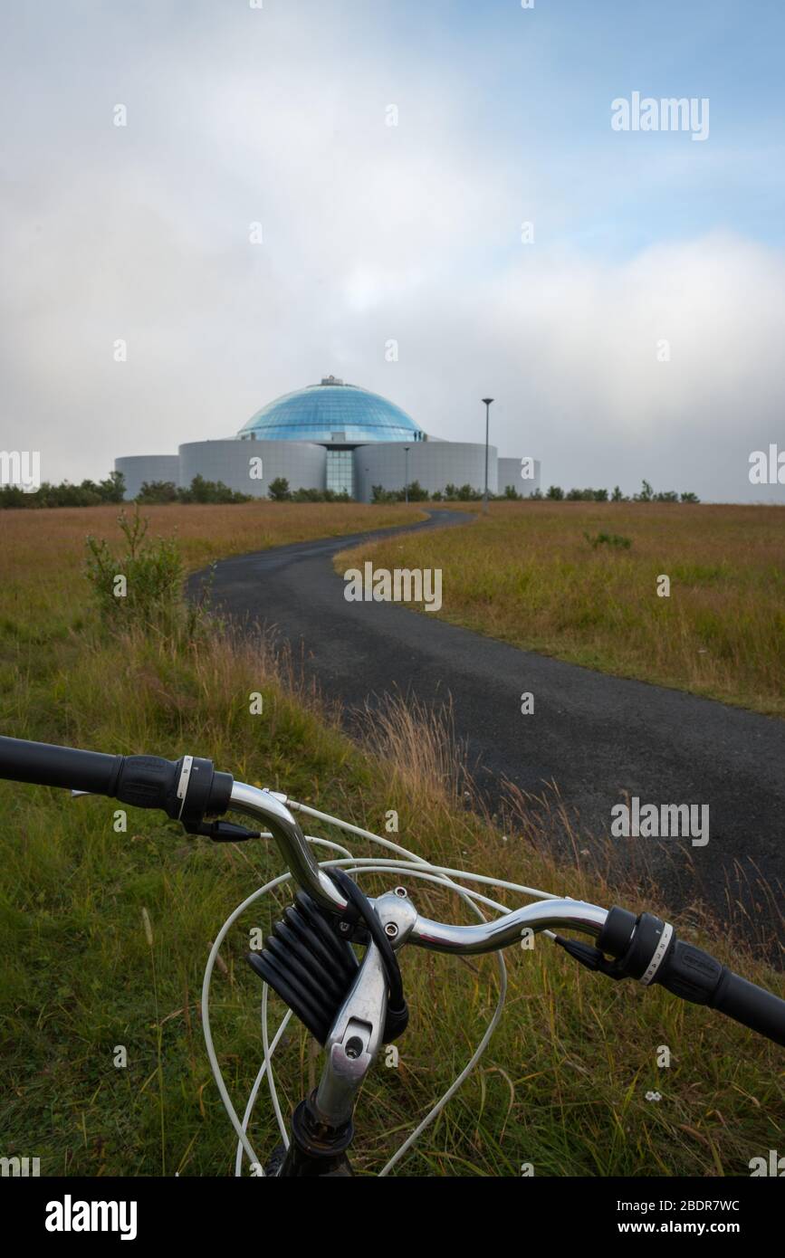 Perlan die Perle ein Museum und eine drehbare Glaskuppel auf dem