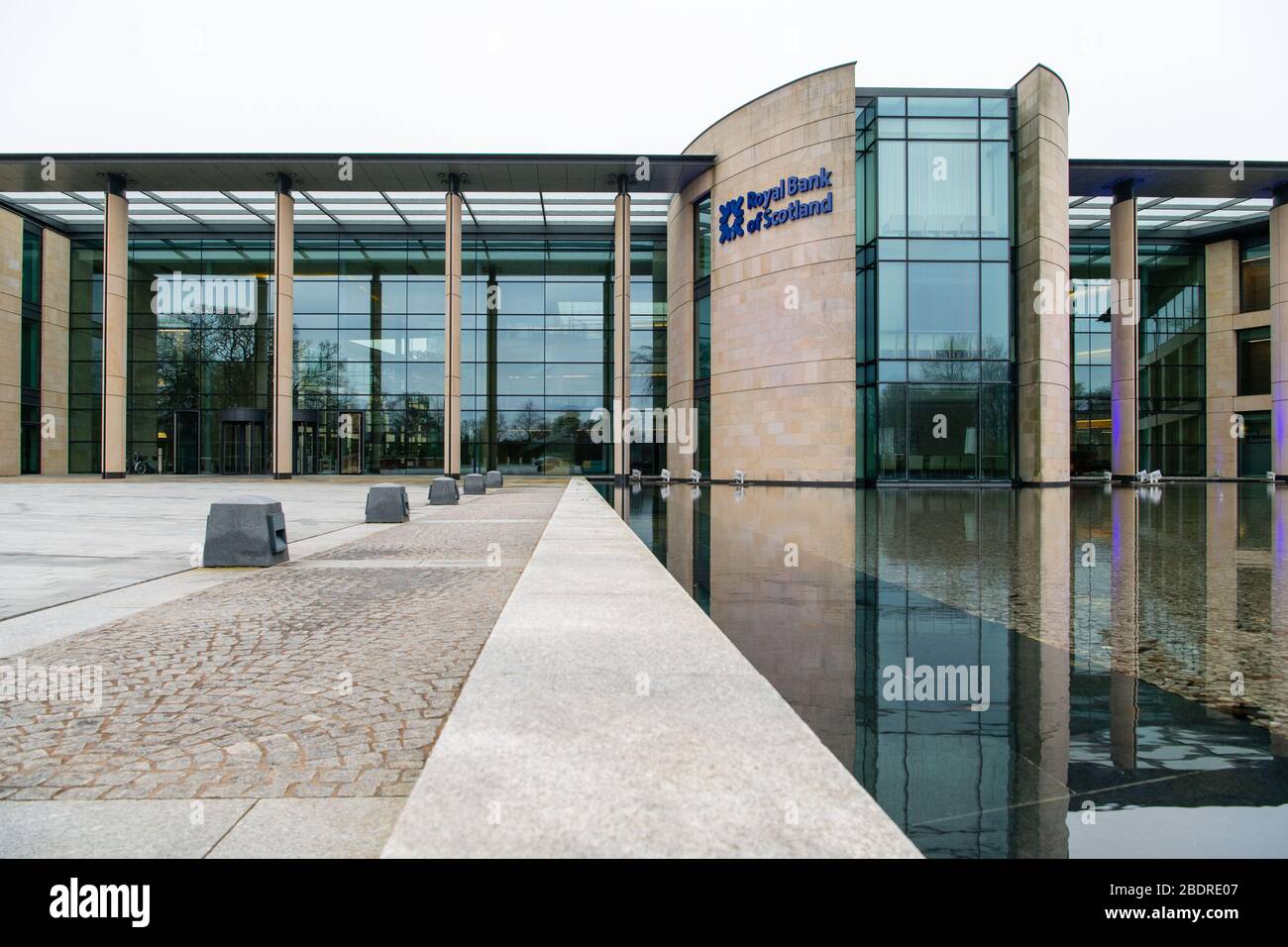 RHS-Zentrale, Gogarburn, Royal Bank of Scotland, Hauptsitz, Konferenzzentrum Stockfoto