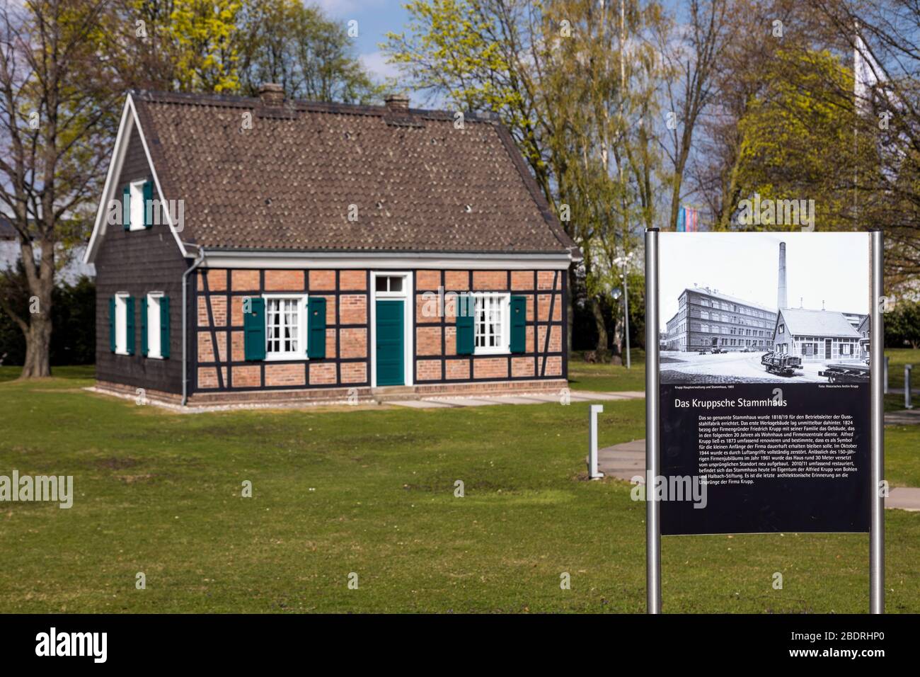 Stammhaus der Krupp Industriefamilie Stockfoto