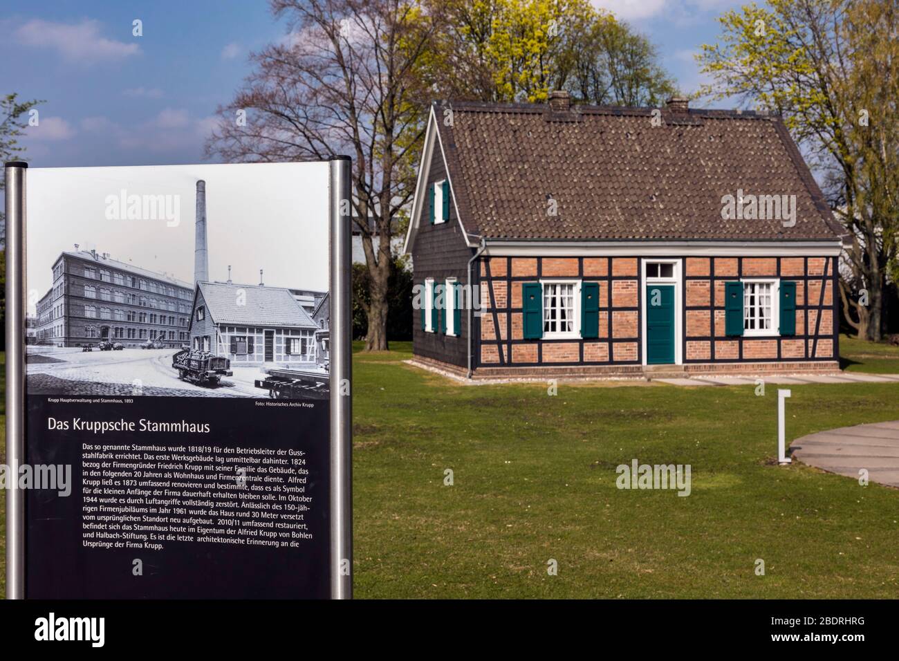 Stammhaus der Krupp Industriefamilie Stockfoto
