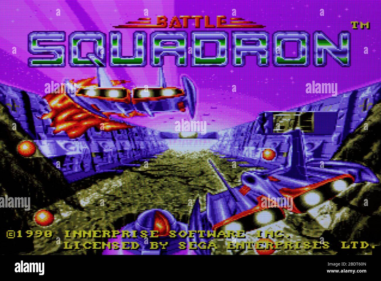 Battle Squadron - Sega Genesis Mega Drive - nur zur redaktionellen Verwendung Stockfoto