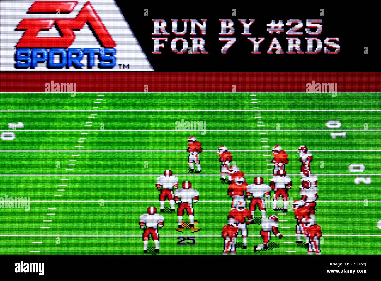 Bill Walsh College Football - Sega Genesis Mega Drive - nur zur redaktionellen Verwendung Stockfoto