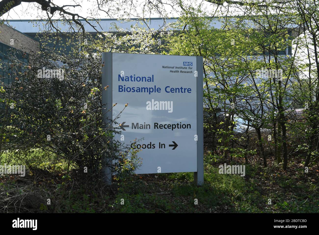National Biosample Centre NHS MK Stockfoto