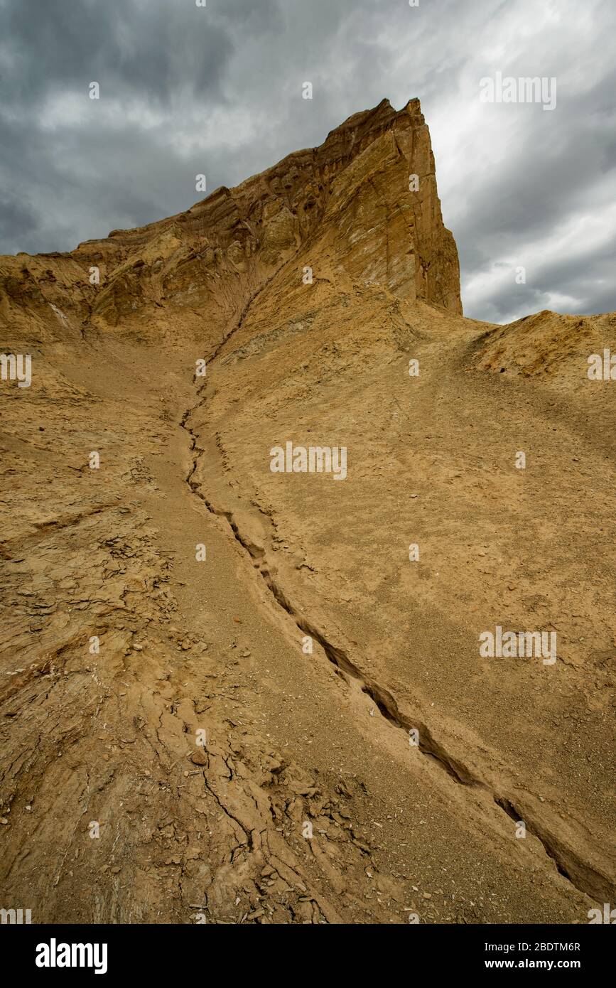Die weiten Wüsten und Formationen des Death Valley National Park in Stockfoto