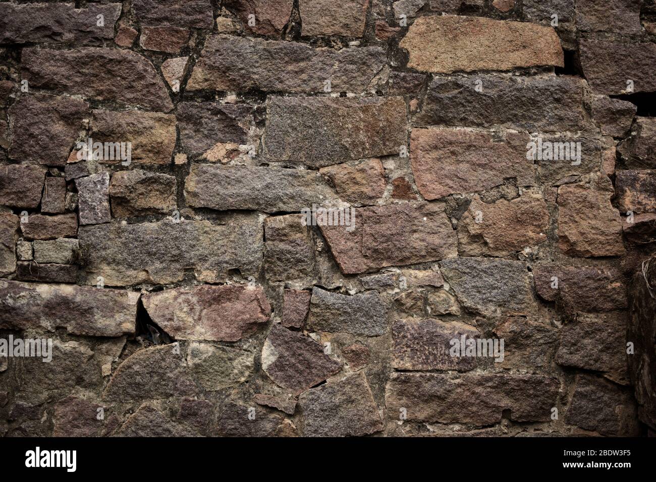 Old Fort Rock Stein Wandstruktur Für Hintergrund Schmutzig Old Texture Stock-Foto Stockfoto