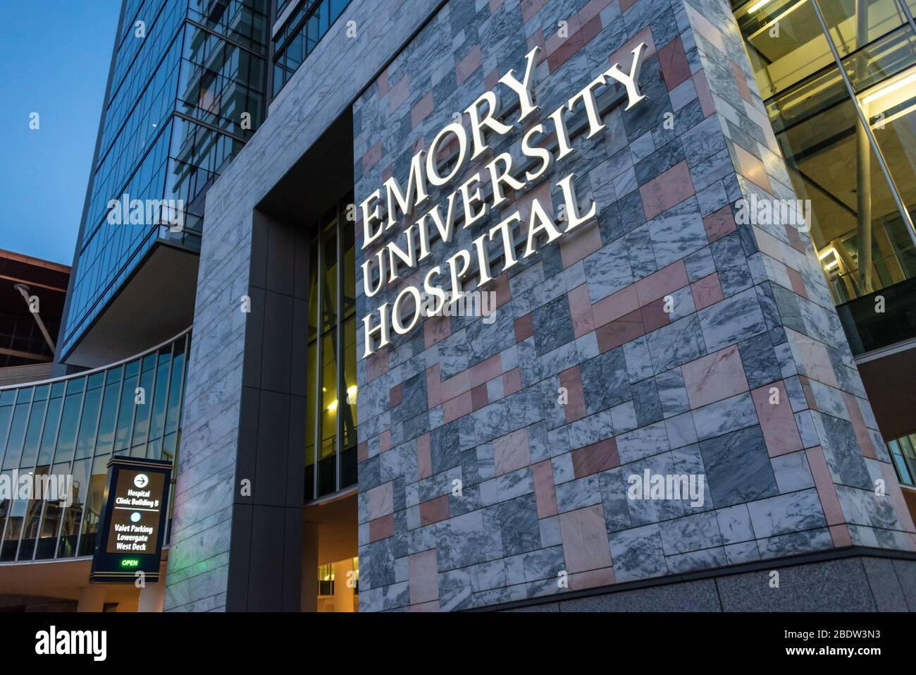 Emory University Hospital in Atlanta, Georgia. (USA) Stockfoto