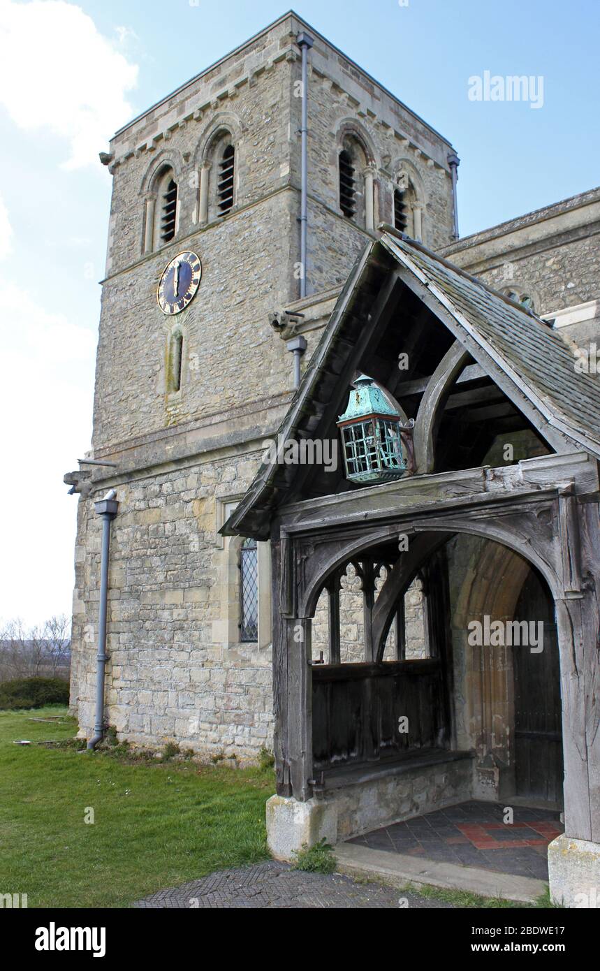 Die Pfarrkirche St. Mary's, Garsington, Oxford Stockfoto