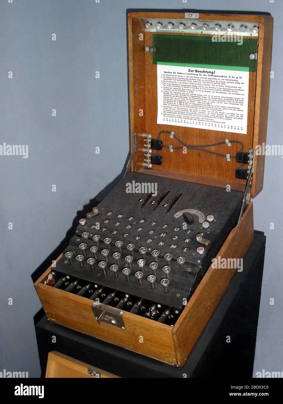 Enigma-Maschine Stockfoto