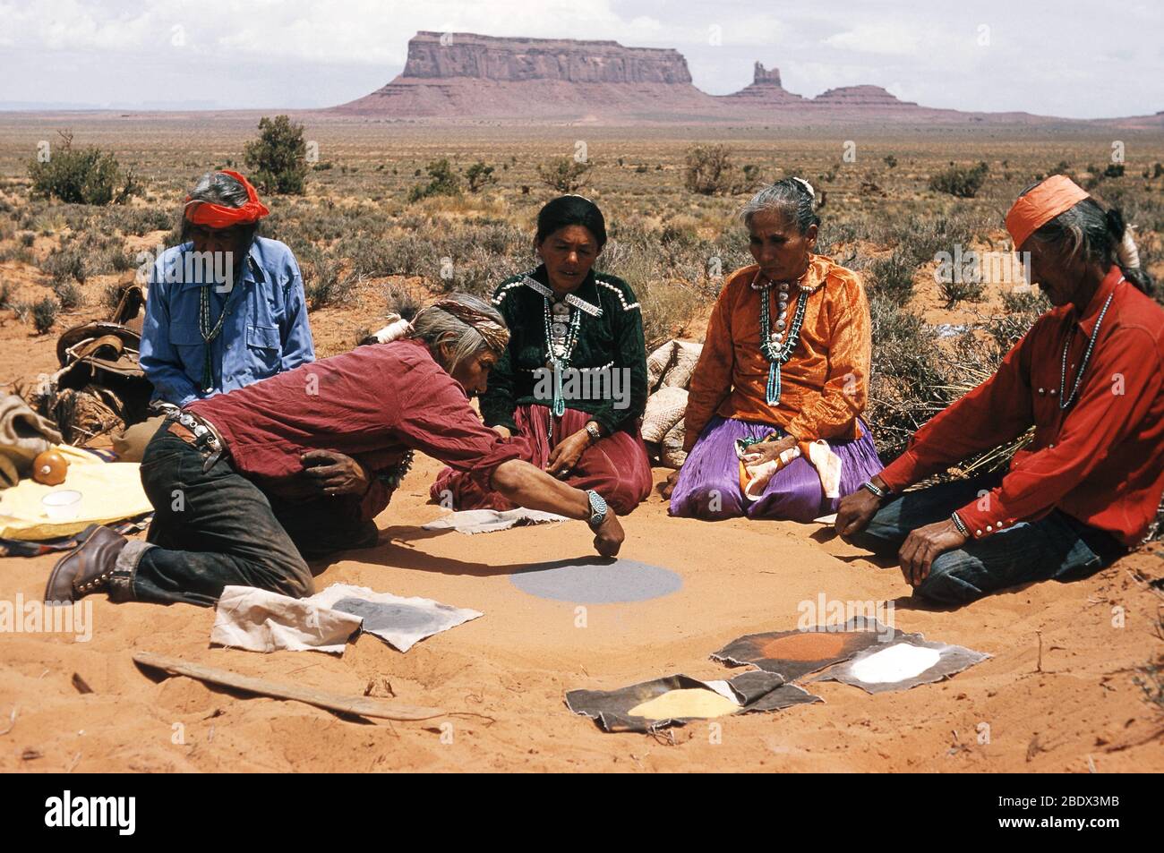 Navajo Indianer Stockfoto