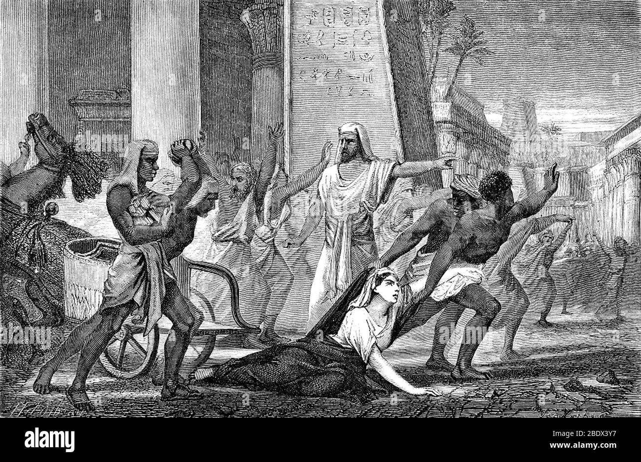 Tod von Hypatia, 415 n. Chr. Stockfoto