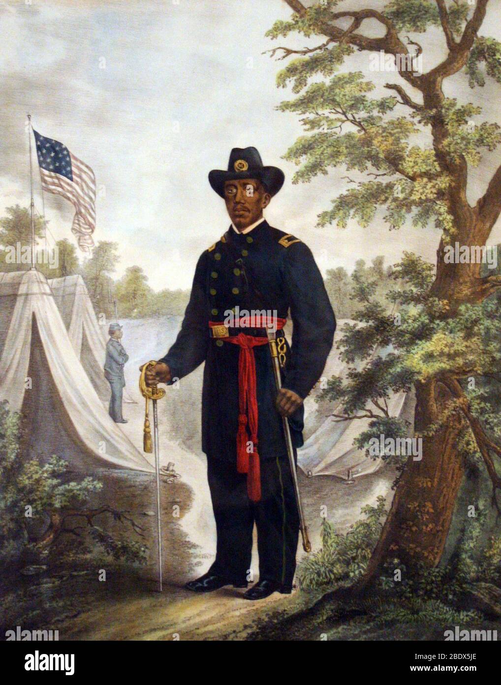 Martin R. Delany, Amerikanischer Bürgerkrieg, Officer Stockfoto