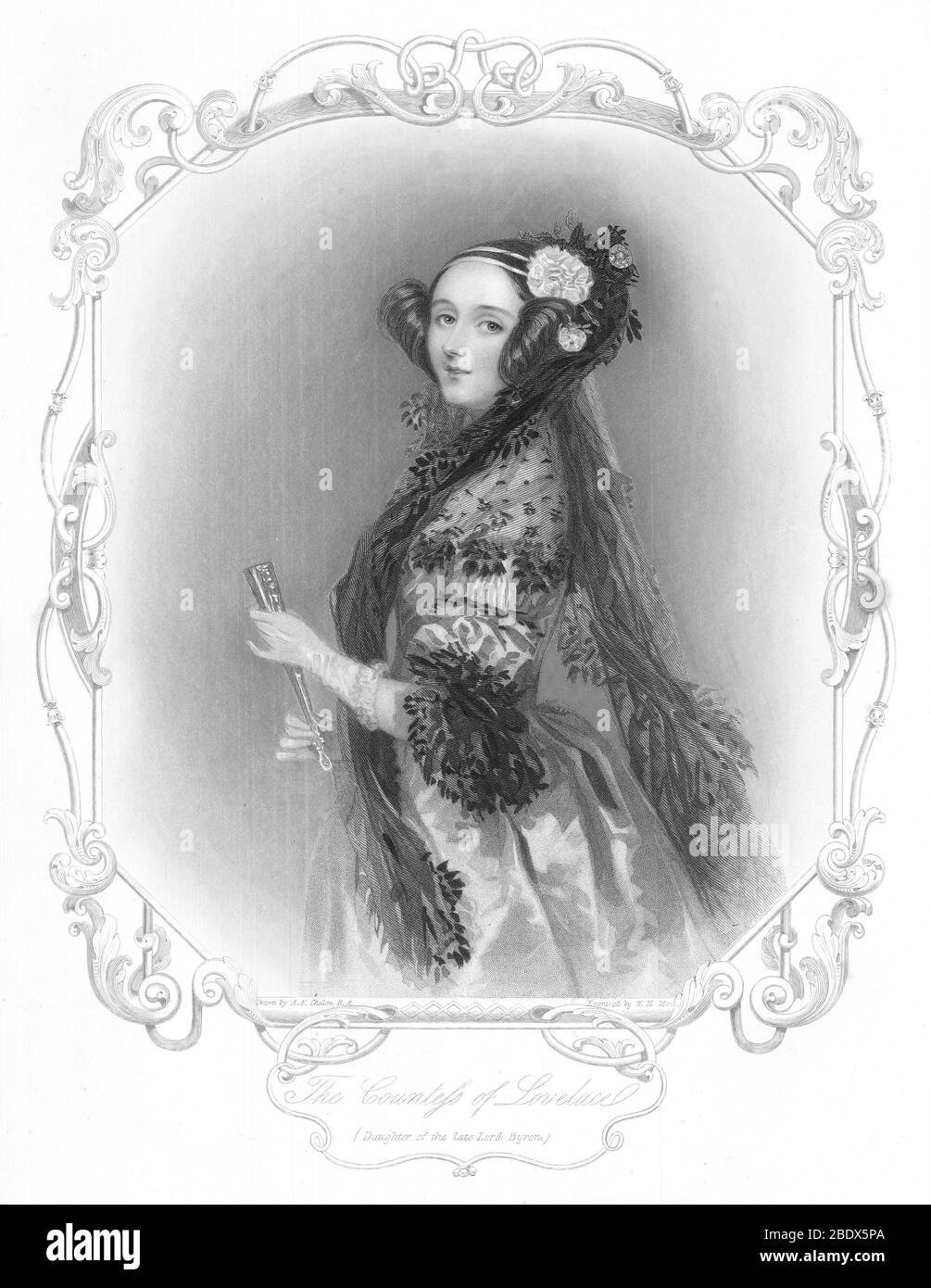 Ada Lovelace, englischer Mathematiker Stockfoto