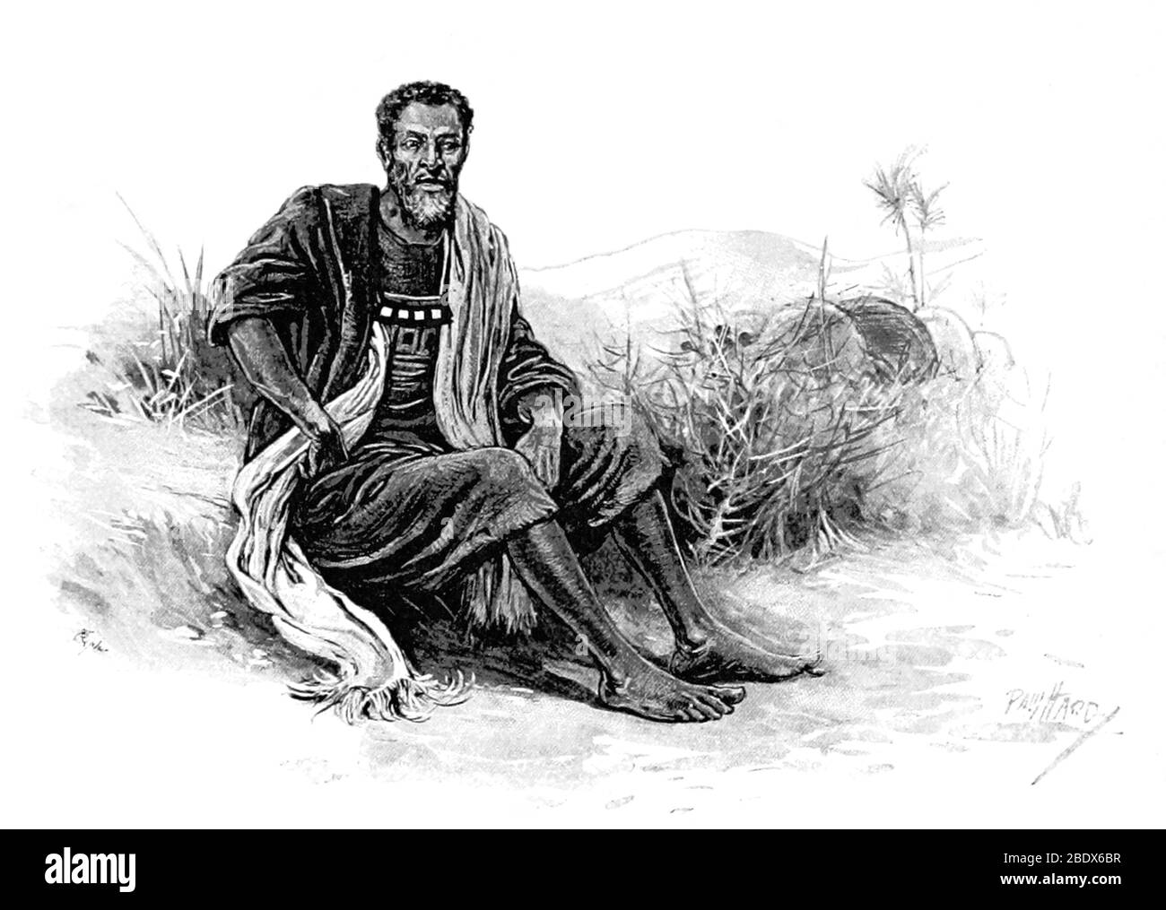 Westafrikanischer Marabout, 1892 Stockfoto