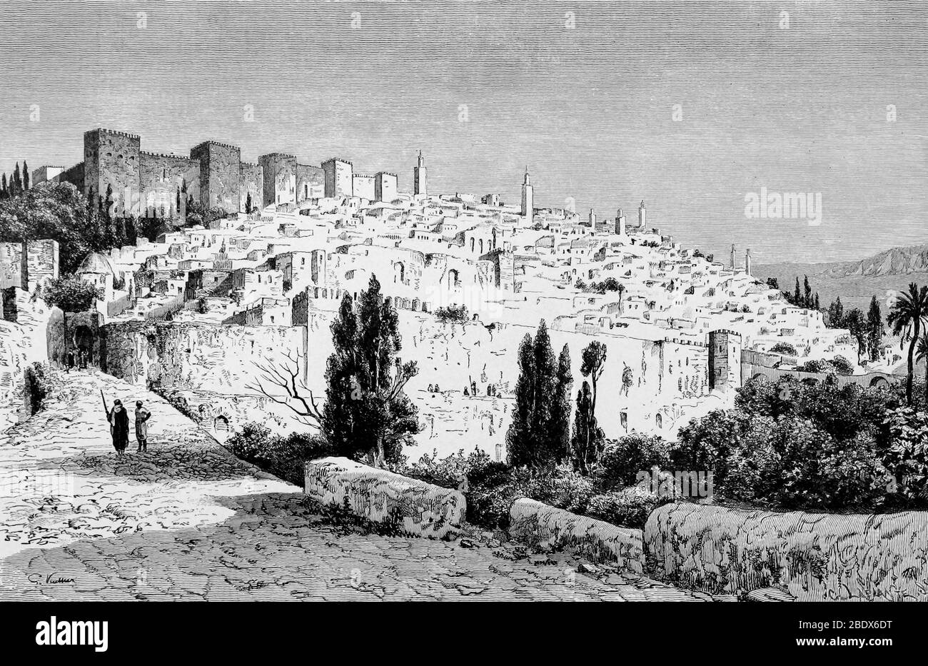 Nordwestafrika, Meknes, 19. Jahrhundert Stockfoto