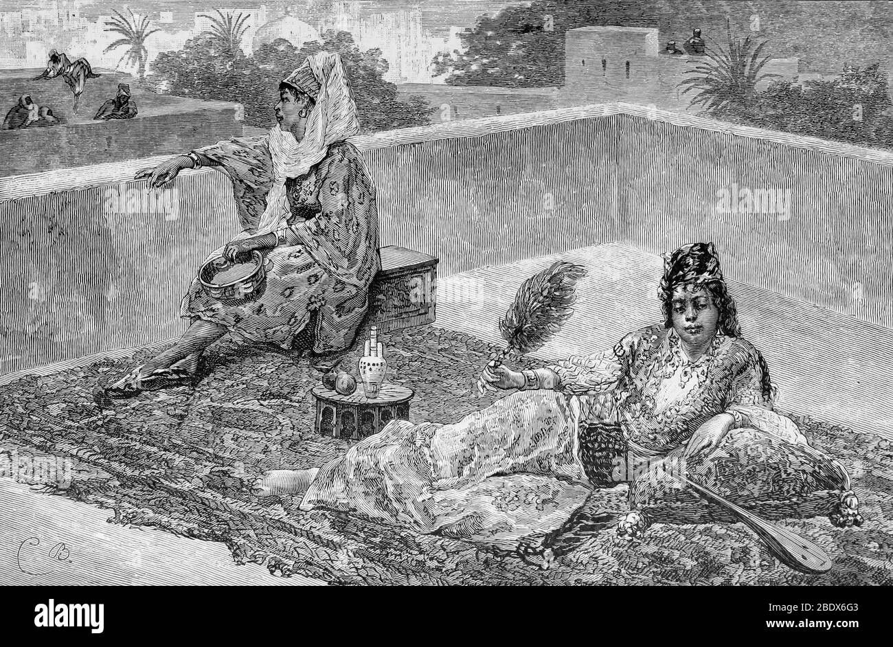 Nordwestafrika, Marokko, 19. Jahrhundert Stockfoto
