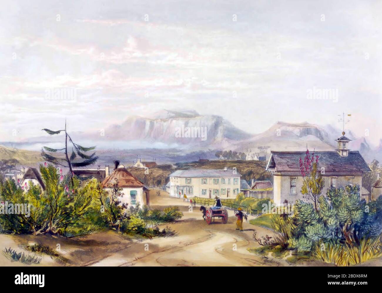 Südafrika, Wynberg, 1840er Stockfoto