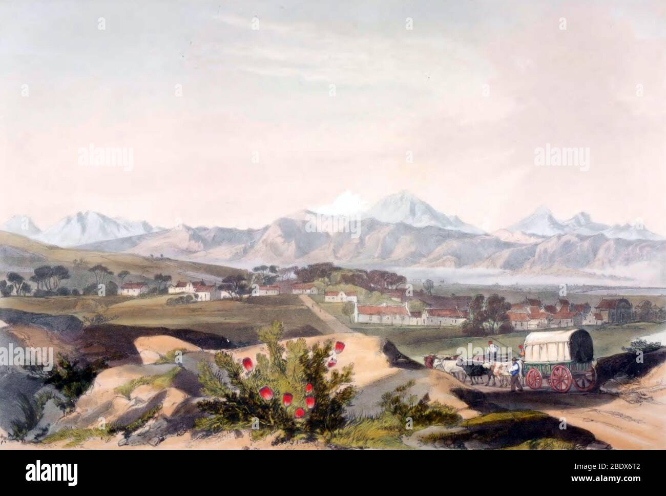 Südafrika, Somerset West, 1840er Stockfoto