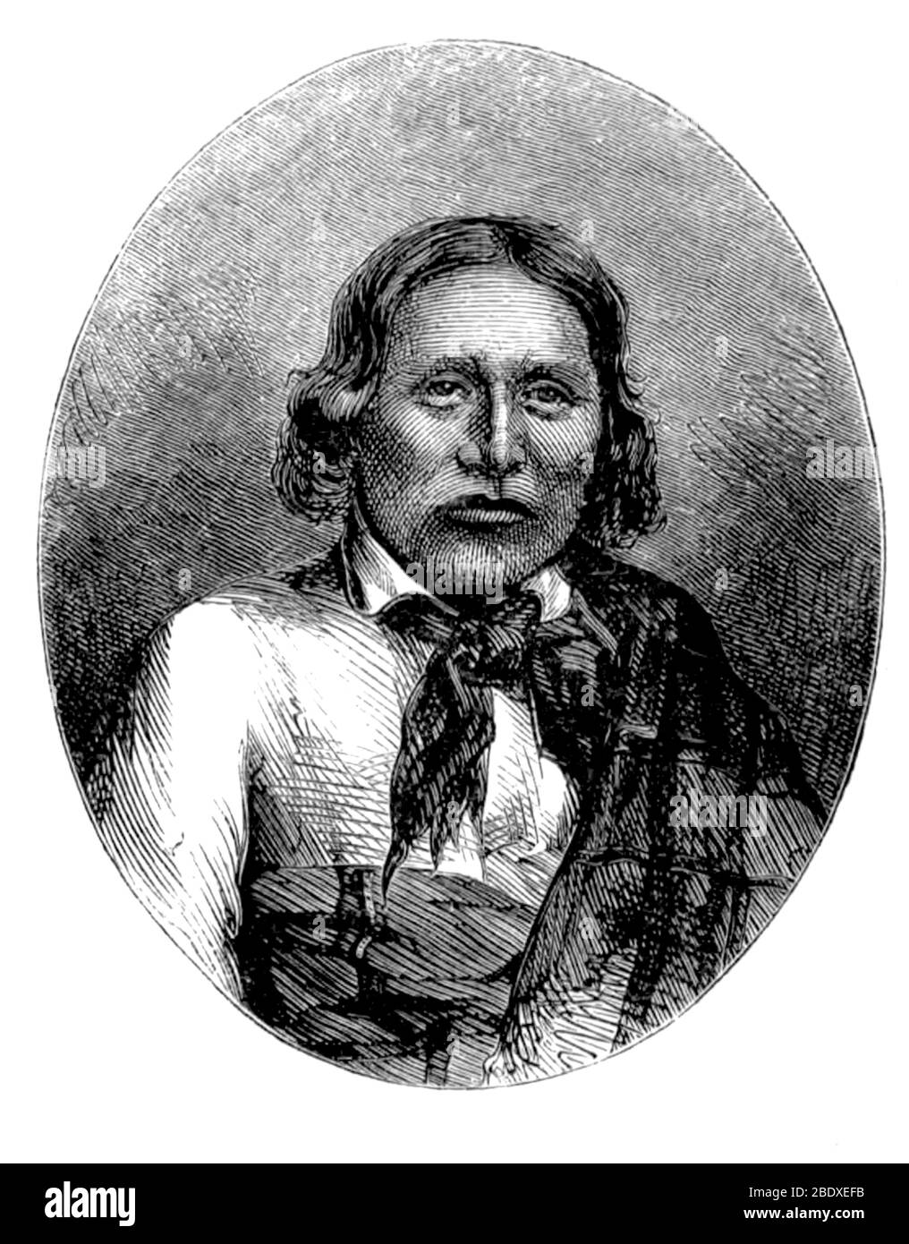 Little Paul Mazakutemani, Dakota Indian Scout Stockfoto