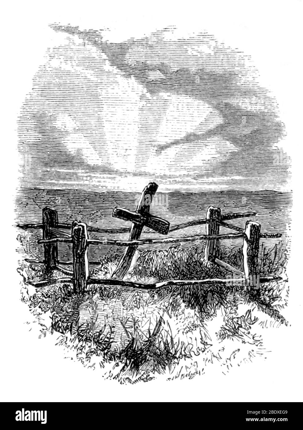 'Bury Me Not On the Lone Prairie' Stockfoto