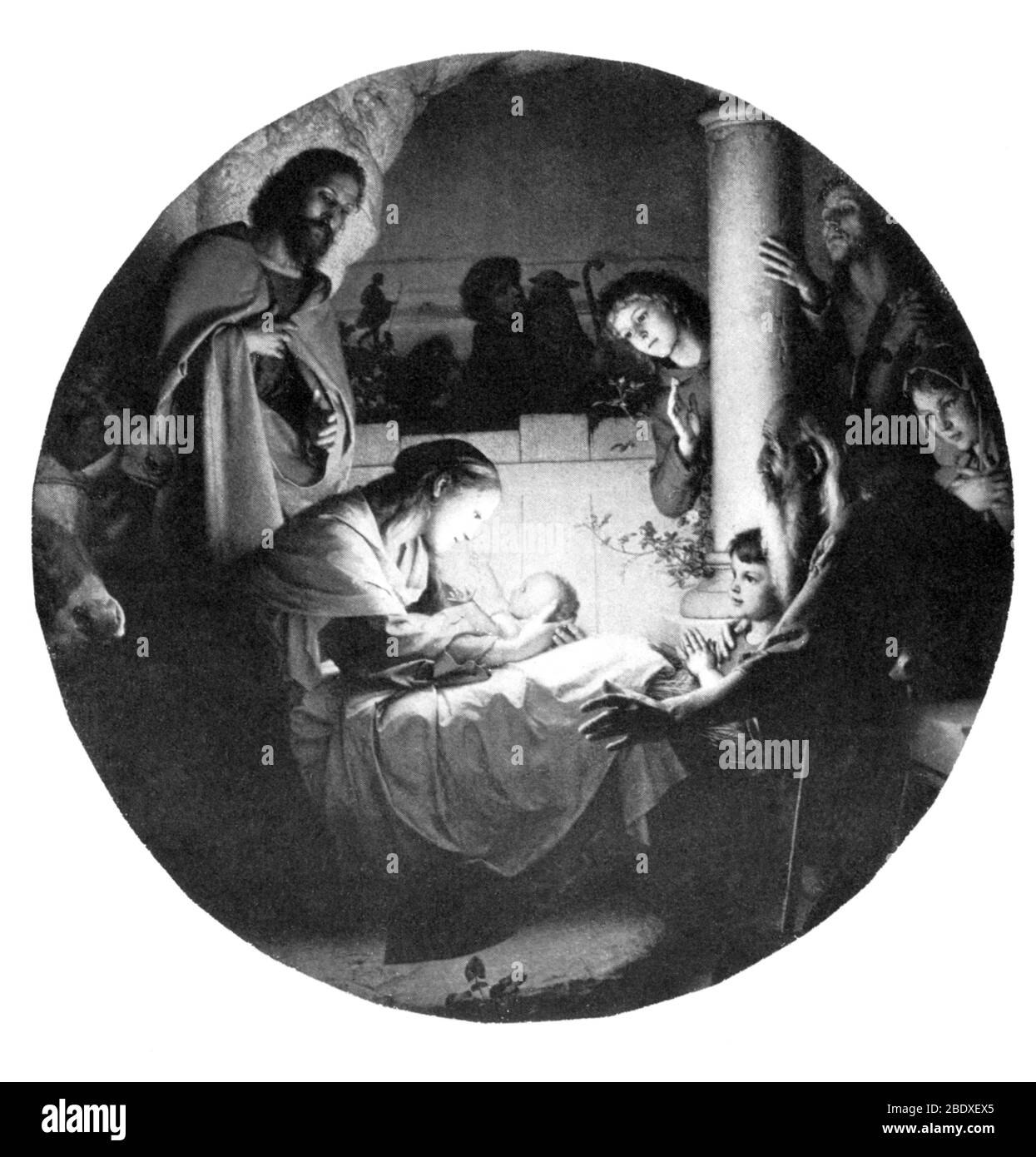 Geburt Jesu Stockfoto