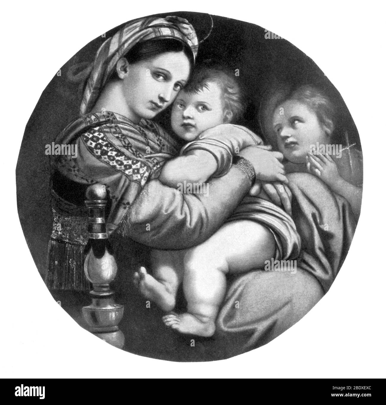 Madonna mit Kind Stockfoto