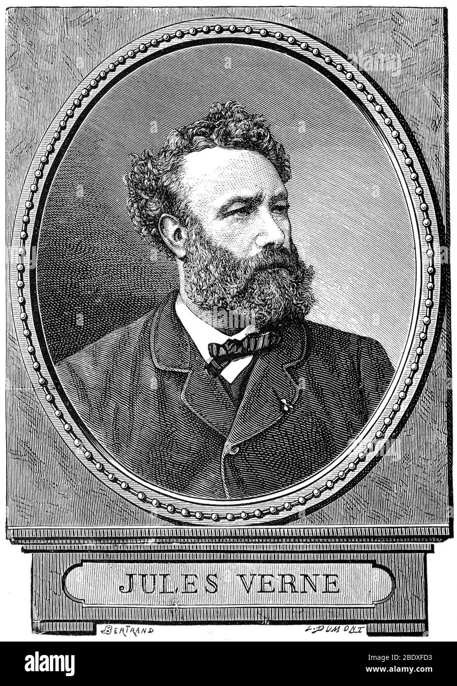 Jules Verne, Französischer Autor Stockfoto