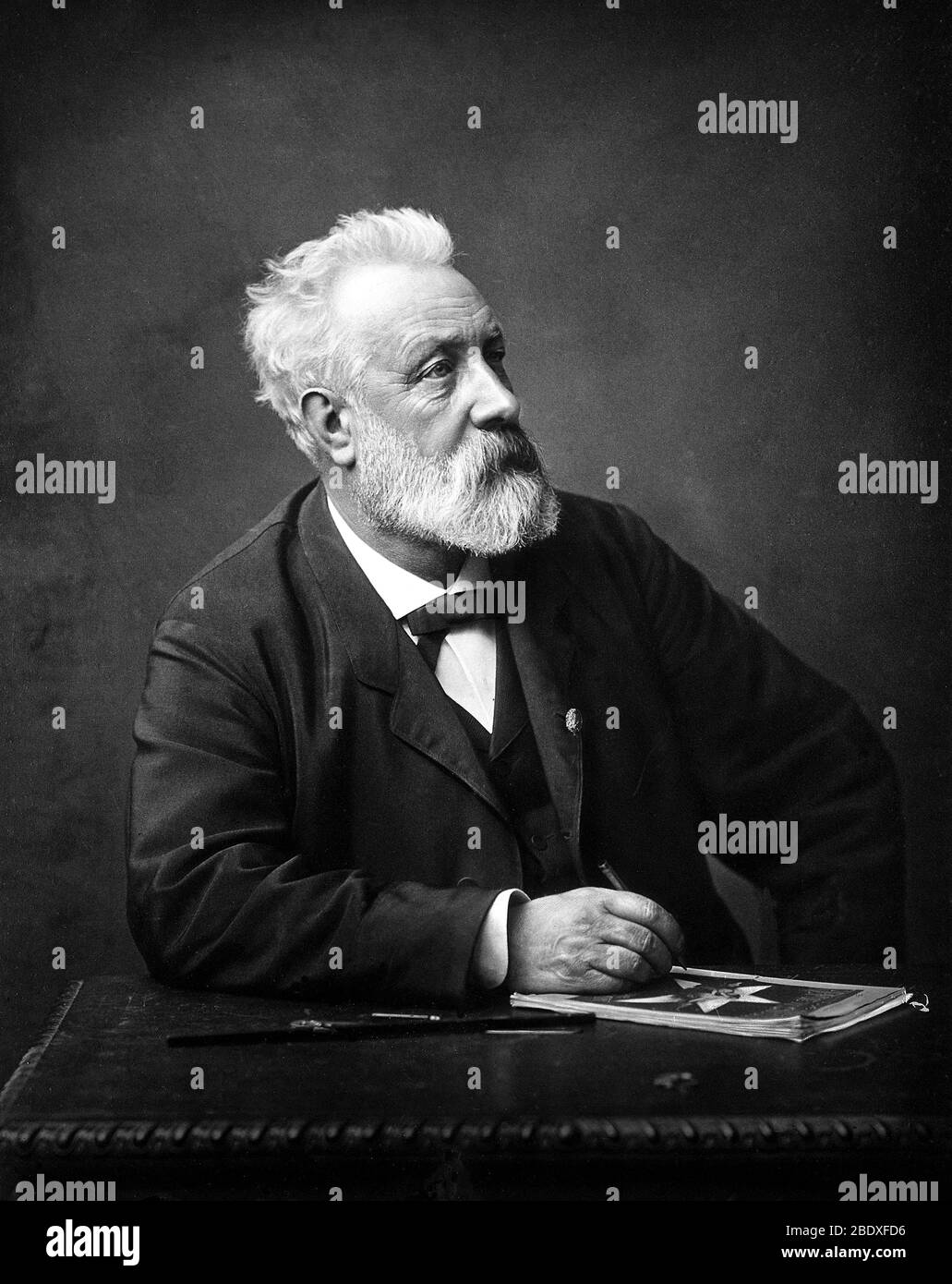 Jules Verne, Französischer Autor Stockfoto