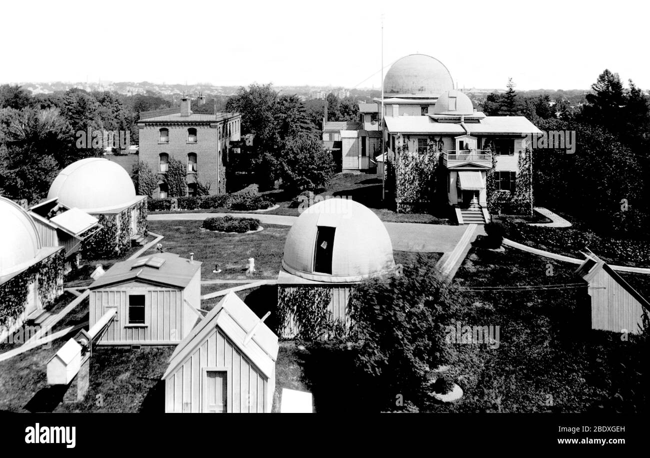 Harvard College Observatory, 1890er Jahre Stockfoto