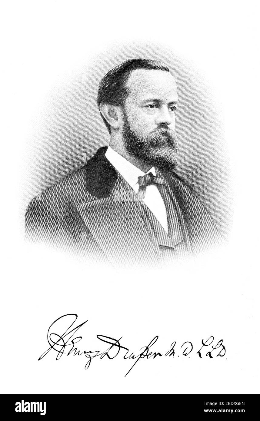 Henry Draper, Amerikanischer Astrofotograf Stockfoto