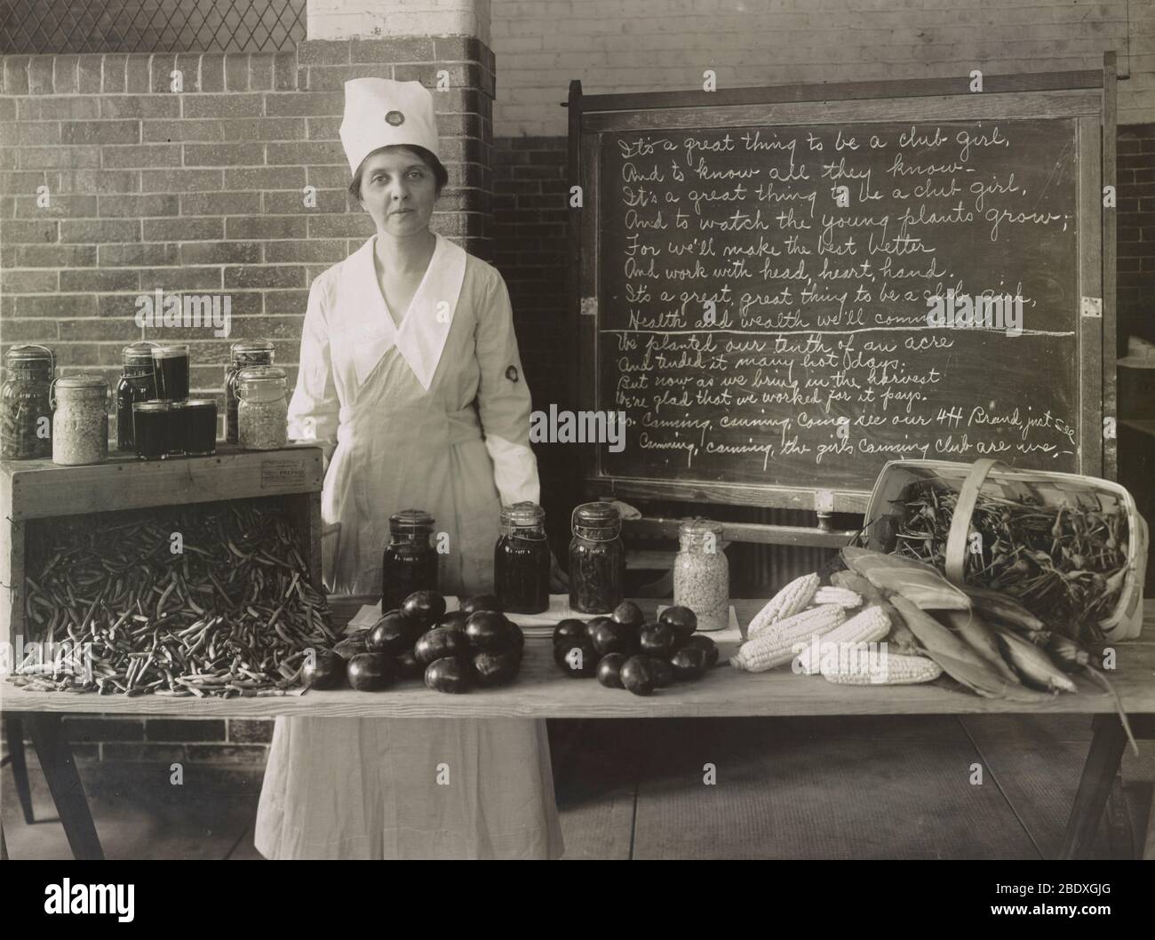 WWI, Home Canning, 1917-18 Stockfoto