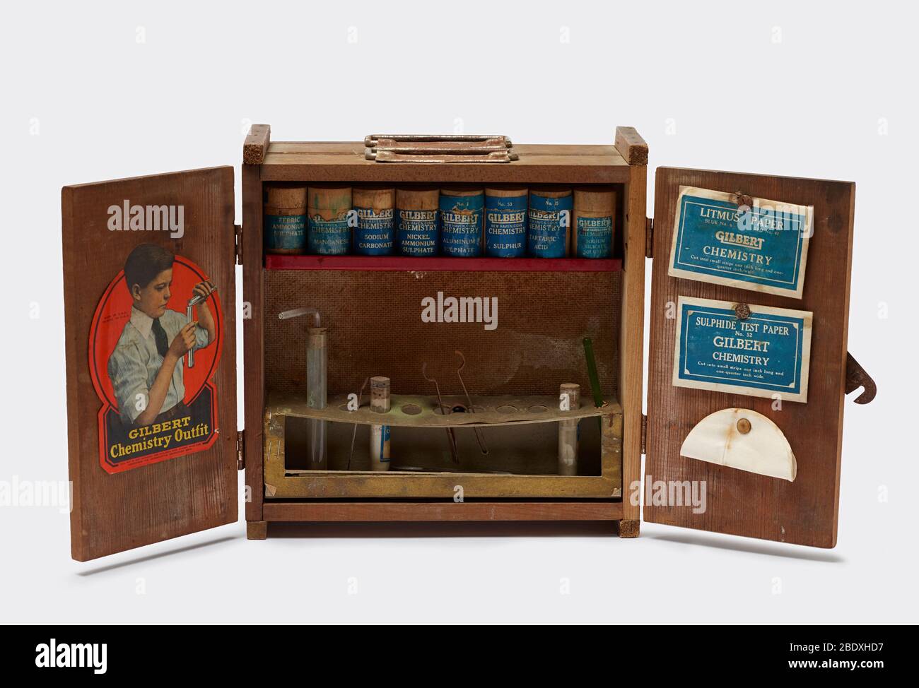 Gilbert Chemistry Set, 1954 Stockfoto