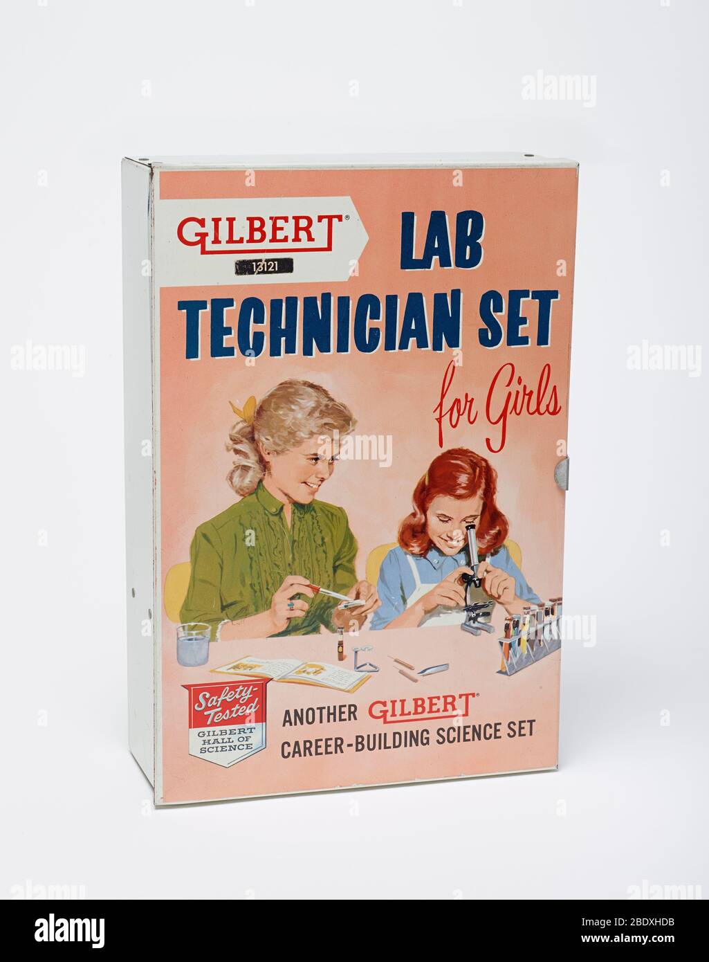 Gilbert Labortechniker-Set für Mädchen, 1958 Stockfoto