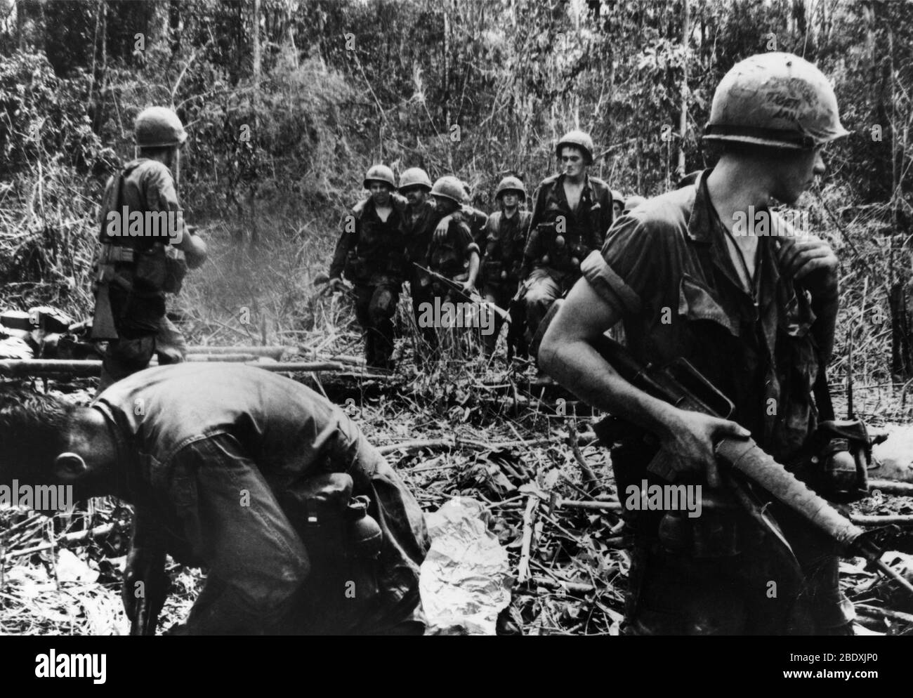 Soldaten In Vietnam Stockfoto