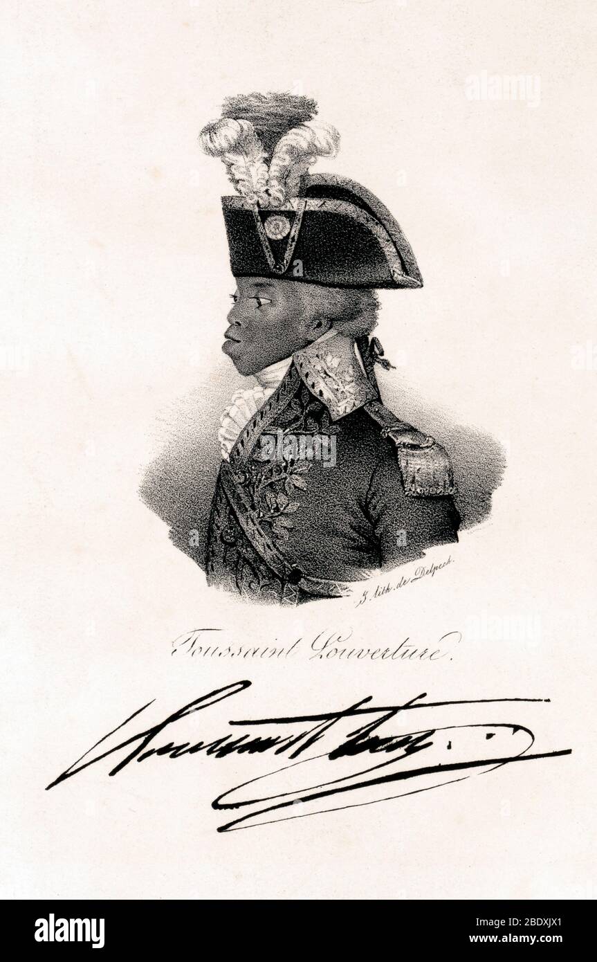 Toussaint L'Ouverture, General Haitian Stockfoto