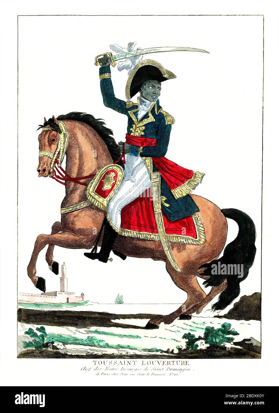 Toussaint L'Ouverture, General Haitian Stockfoto