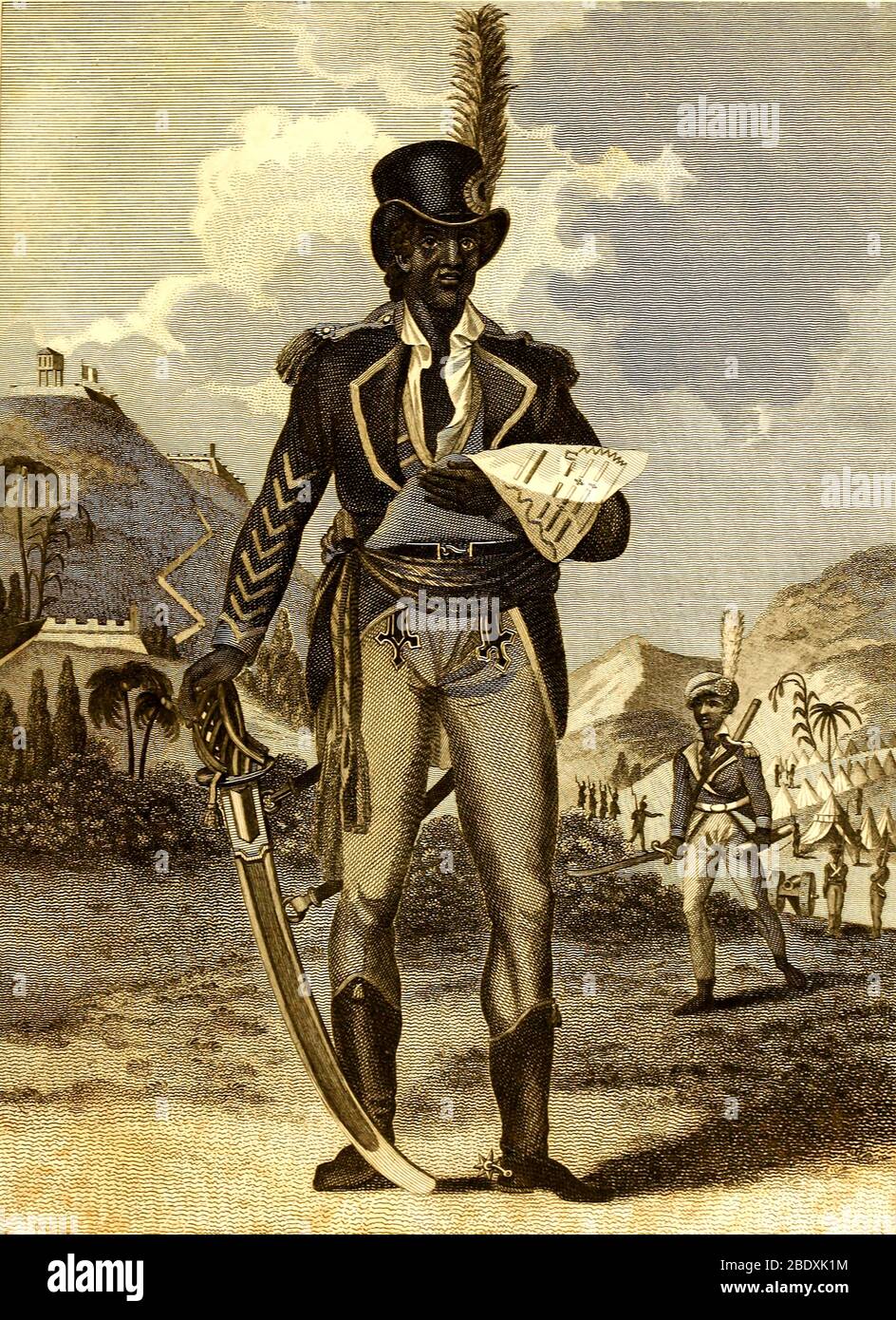 Toussaint L'Ouverture, General Haitian Stockfoto