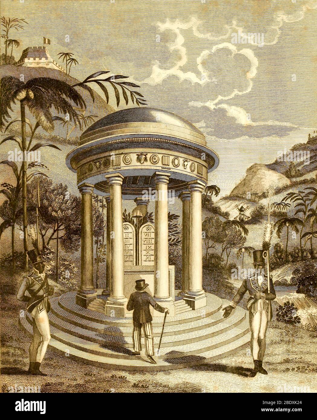 Haitianische Revolution, Tempel zum Gedenken an Emanzipation Stockfoto